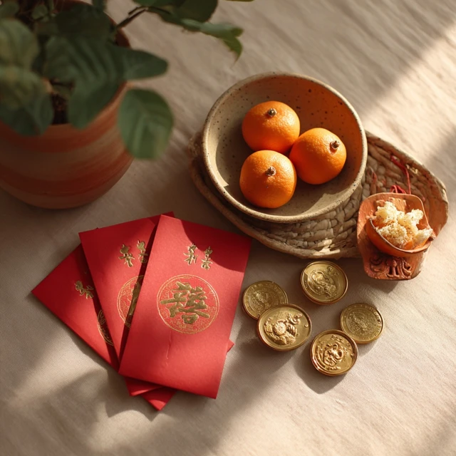 Chinese New Year Still Life Arrangement